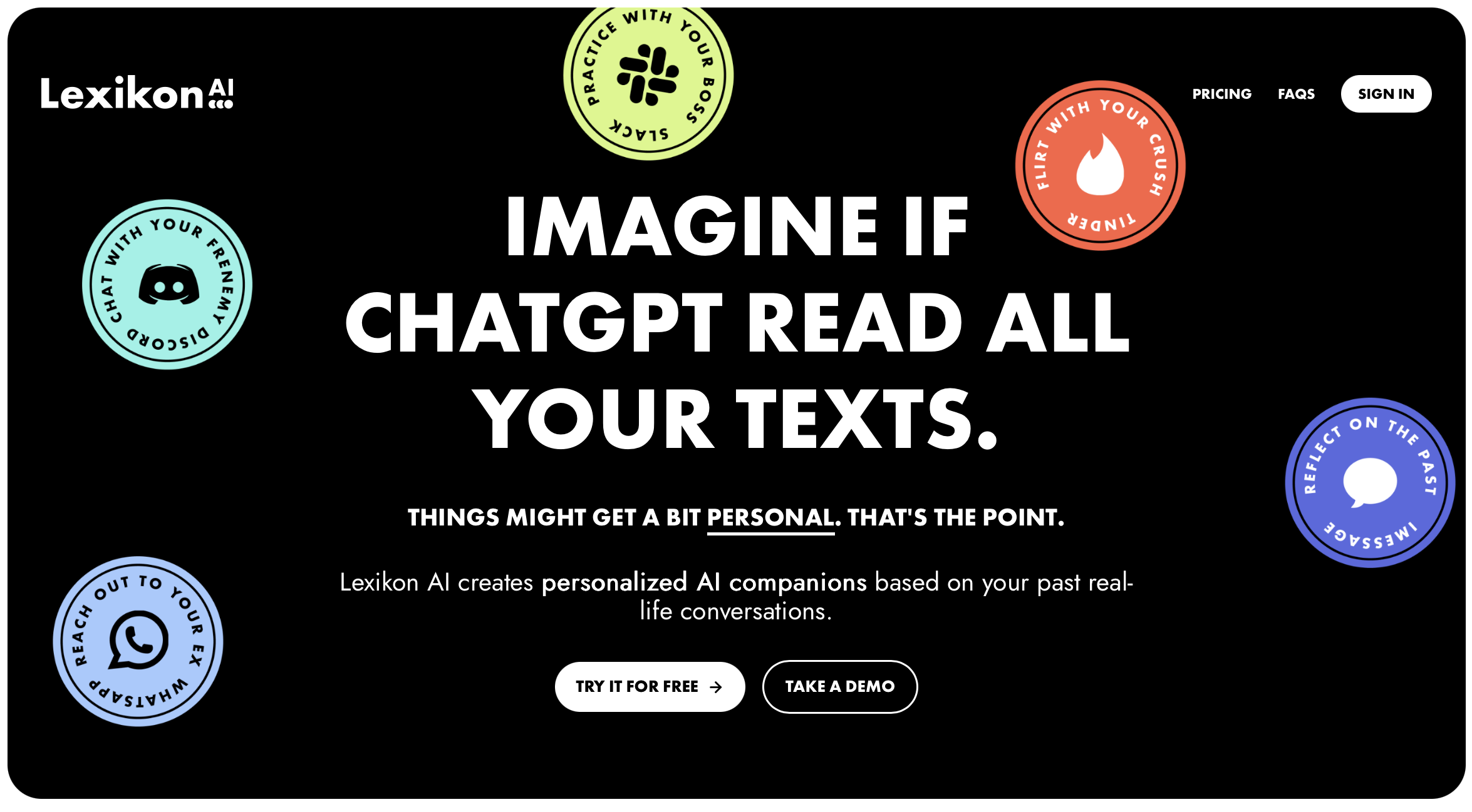 Lexikon AI | Personalized 'digital twins' created from Your Texts